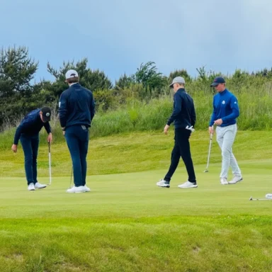 PRO1PUTT OPEN 2025 in Bad Saarow | Ein Flight auf dem Grün beim Putten