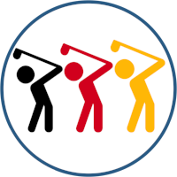 Piktogramm Anzahl Golfkids in Deutschland