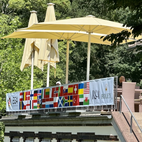 Clubterrasse des Frankfurter Golfclubs